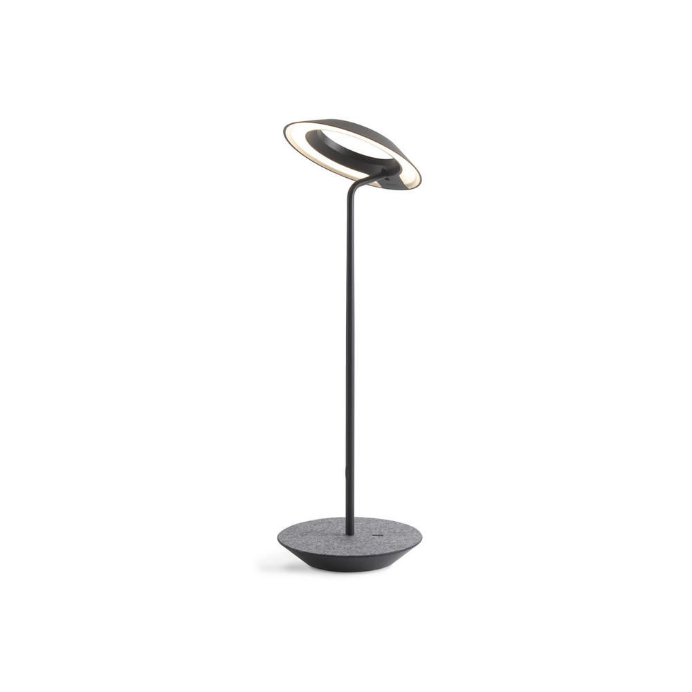 Royyo Desk Lamp, Matte Black body, Oxford Felt base plate