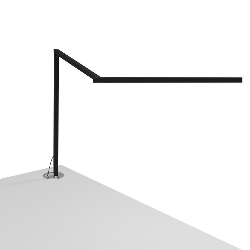 Z-Bar Desk Lamp Gen 4 (Warm Light; Matte Black) with Grommet Mount