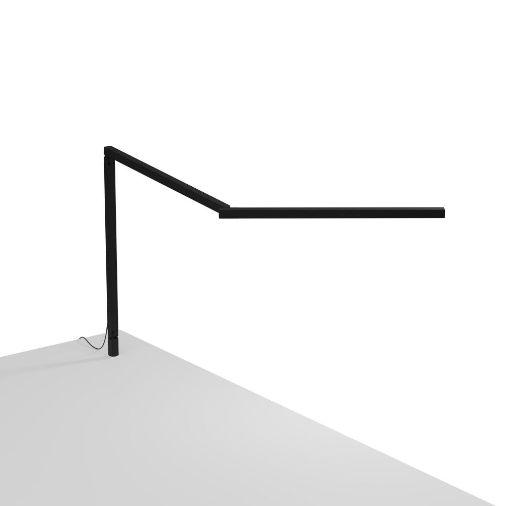 Z-Bar Mini Desk Lamp Gen 4 (Daylight White Light; Matte Black) with Through-Table Mount