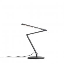 Koncept Inc AR3100-CD-MBK-DSK - Z-Bar mini Desk Lamp with base (Cool Light; Metallic Black)