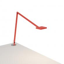 Koncept Inc FCD-2-MFR-GRM - Foccacia Desk Lamp (Matte Fire Red) with Grommet Mount