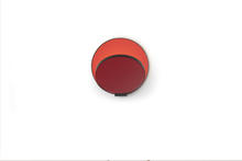 Koncept Inc GRW-S-MBK-MRD-HW - Gravy Wall Sconce - Metallic Black body, Matte Red plates - Hardwire