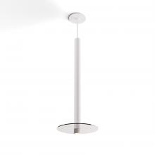 Koncept Inc CMP-S1-S-24-MWT+GCLR9 - Combi Pendant 24" Single Unit Matte White with Matte White Canopy