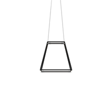 Koncept Inc ZBP-16-RS-SW-MTB-CNP - Z-Bar Pendant Rise Small Square, Soft Warm, Matte Black, 18" x 18" x 17"