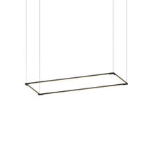 Koncept Inc ZBP-36-R-SW-MTB-CNP - Z-Bar Pendant Medium Rectangle, Matte Black (12"/36" light bars)