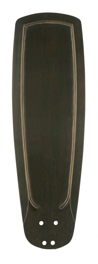 B90VBL - 25 IN CLASSIC CARVED HARDWOOD BLADES IN VNTGE BLACK