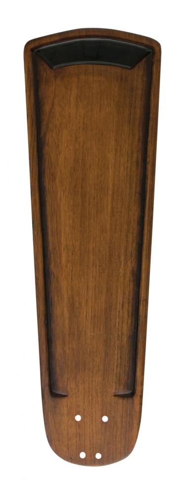 B91WA - 25 IN DECO CARVED HARDWOOD BLADES IN WALNUT