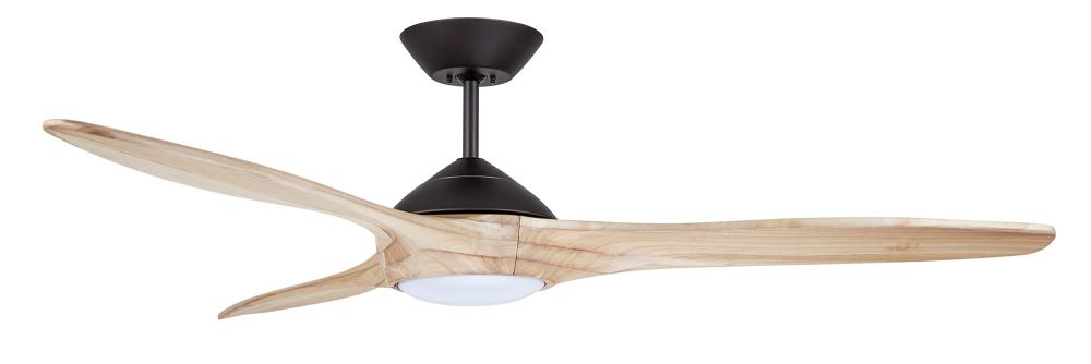 72 IN LINDBERGH ECO IN OIL RUBBED BRONZE WITH NATURAL BLADES