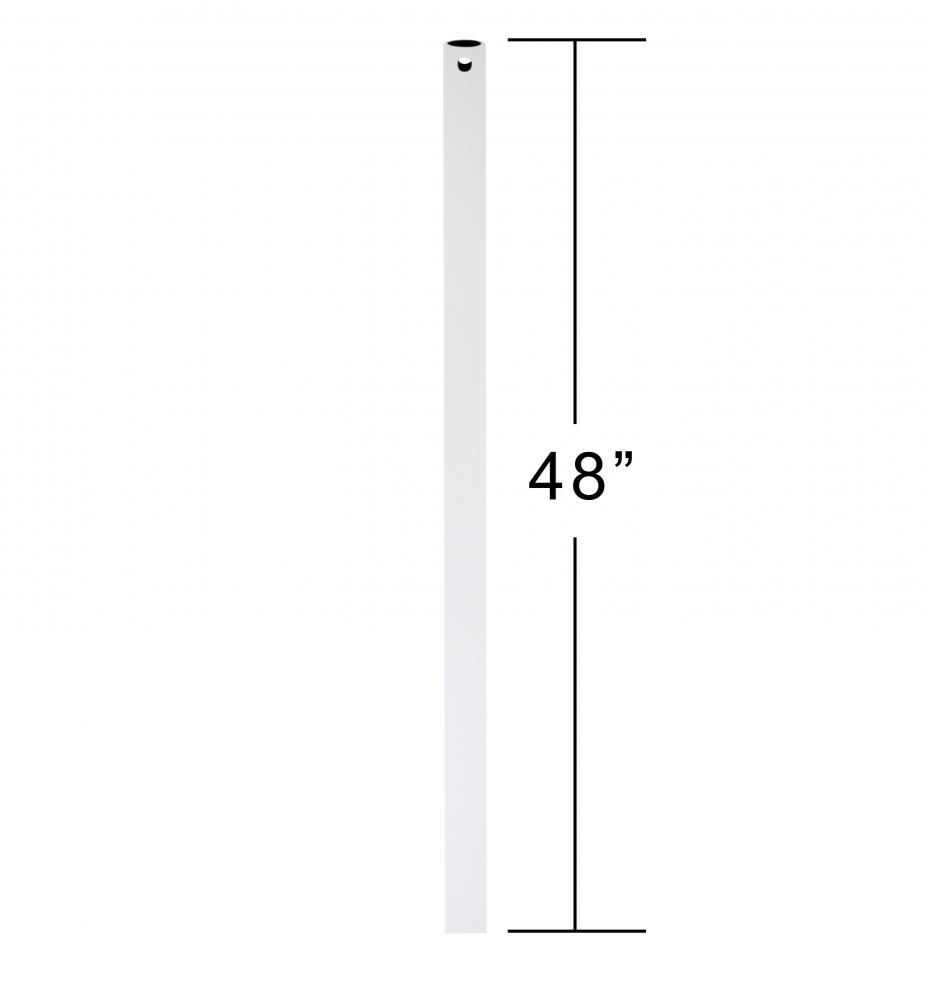 CFDR4WW - 48 IN DOWNROD IN APPLIANCE WHITE