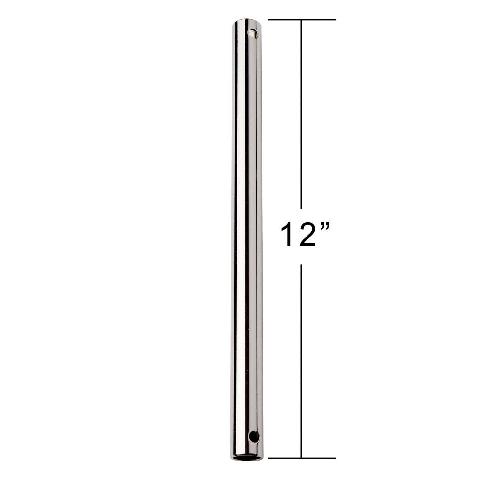 CFDR1PN - 12 IN DOWNROD IN POLISHED NICKEL