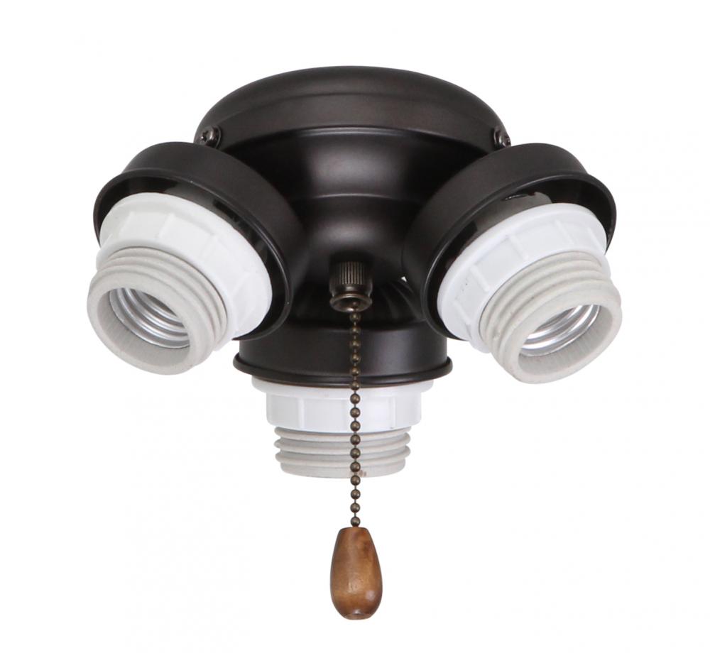 F330ORB - 3-LIGHT TURTLE FITTER IN OIL RUBBED BRONZE