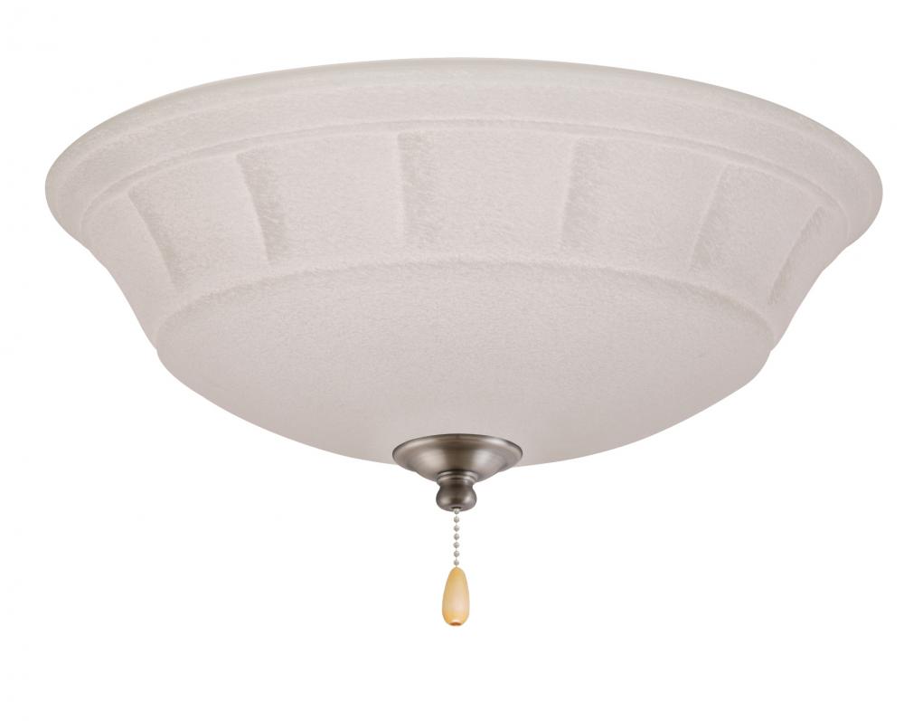 GRANDE WHITE MIST LED LIGHT FIXTURE IN ANTIQUE PEWTER