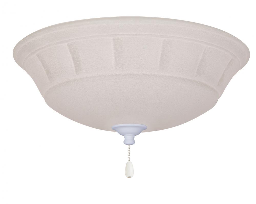 GRANDE WHITE MIST LED LIGHT FIXTURE IN SATIN WHITE