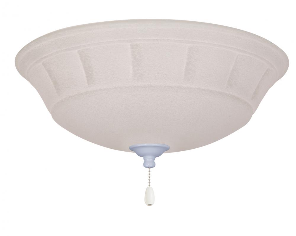 GRANDE WHITE MIST LED LIGHT FIXTURE IN APPLIANCE WHITE