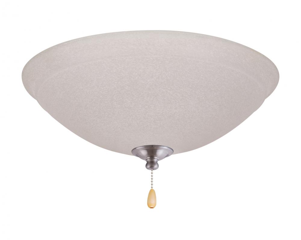 ASHTON OPAL MATTE LIGHT FIXTURE IN BRUSHED STEEL