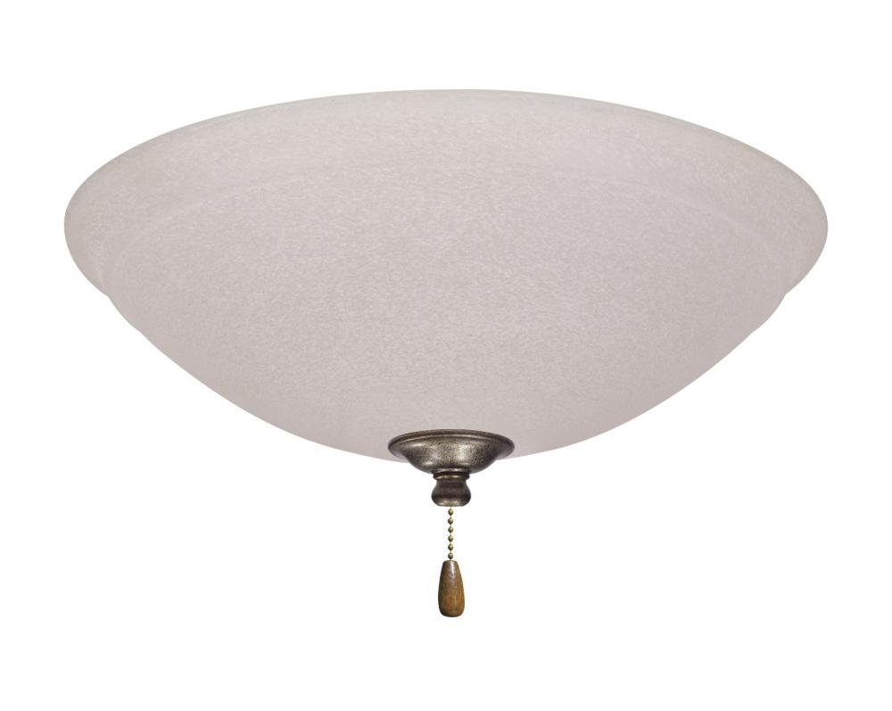 ASHTON OPAL MATTE LIGHT FIXTURE IN VINTAGE STEEL