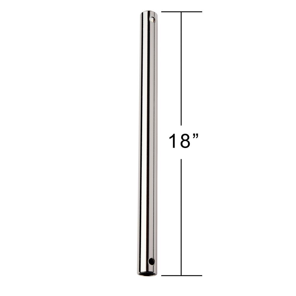 CFDR18PN - 18 IN DOWNROD IN POLISHED NICKEL