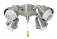 Kathy Ireland Home by Luminance Brands CFFC4BS - CFFC4BS - 4-LIGHT ADJUSTABLE FITTER IN BRUSHED STEEL