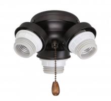 Kathy Ireland Home by Luminance Brands F330ORB - F330ORB - 3-LIGHT TURTLE FITTER IN OIL RUBBED BRONZE