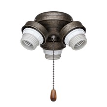 Kathy Ireland Home by Luminance Brands F330VS - F330VS - 3-LIGHT TURTLE FITTER IN VINTAGE STEEL