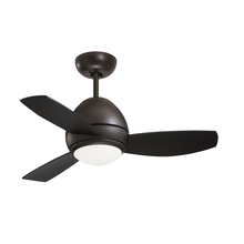 Kathy Ireland Home by Luminance Brands CF244LORB - 44 IN CURVA LED OUTDOOR IN OIL RUBBED BRONZE