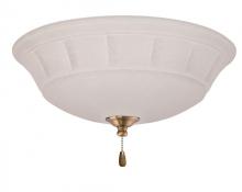 Kathy Ireland Home by Luminance Brands LK141LEDAB - GRANDE WHITE MIST LED LIGHT FIXTURE IN ANTIQUE BRASS