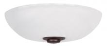 Kathy Ireland Home by Luminance Brands LK150OMORB - HARLOW OPAL MATTE LIGHT FIXTURE IN OIL RUBBED BRONZE