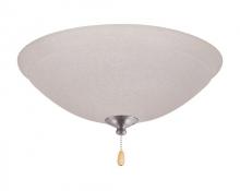 Kathy Ireland Home by Luminance Brands LK94BS - ASHTON OPAL MATTE LIGHT FIXTURE IN BRUSHED STEEL