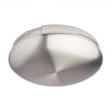 Kathy Ireland Home by Luminance Brands CP315BS - LINDBERGH ECO NO-LIGHT PLATE IN BRUSHED STEEL