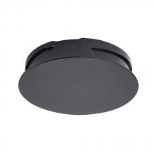 Kathy Ireland Home by Luminance Brands CP605BQ - CP605BQ - RIPTIDE NO-LIGHT PLATE IN BARBEQUE BLACK