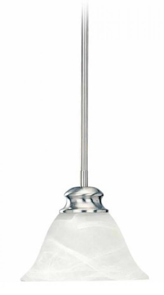 Volume Lighting Troy Single Light Mini Pendant / Brushed Nickel