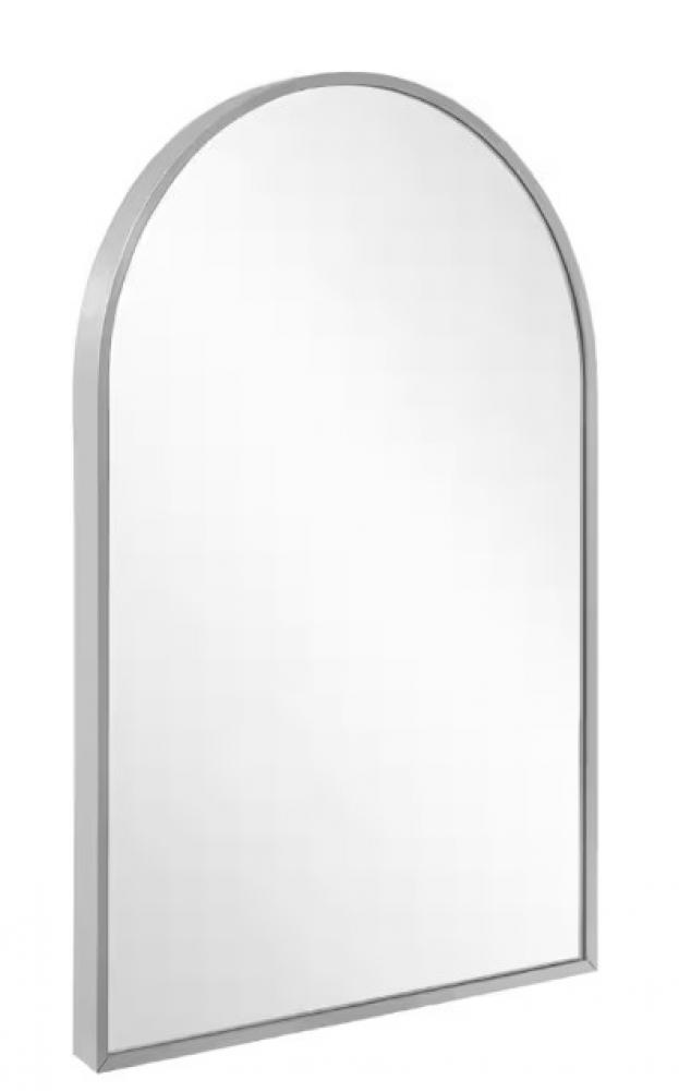 Arched Modern Metal Framed Mirror