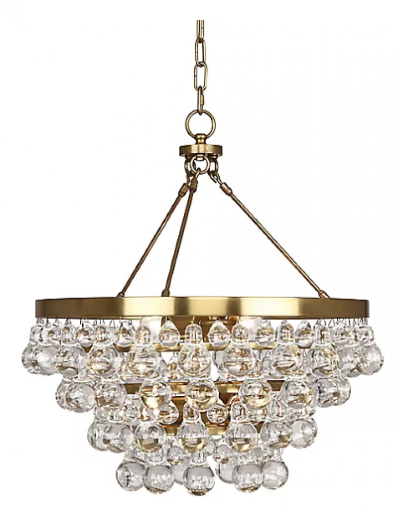 Bling 20.5" Chandelier - Antique Brass