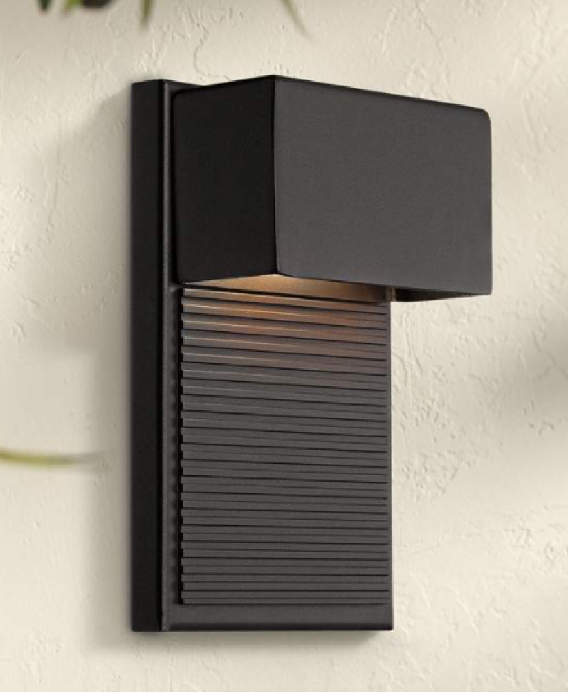 Hiline 8" Tall Indoor/Outdoor LED Wall Sconce