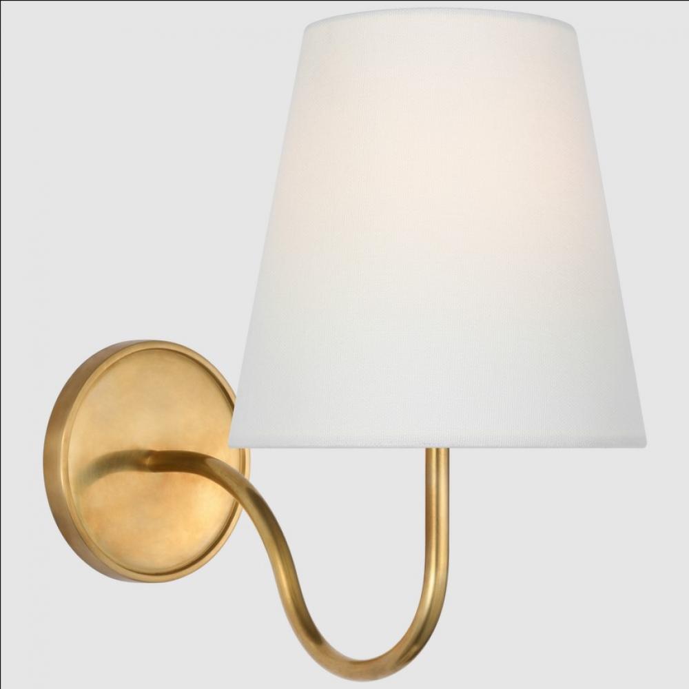 Lyndsie Small Sconce w/Linen Shade