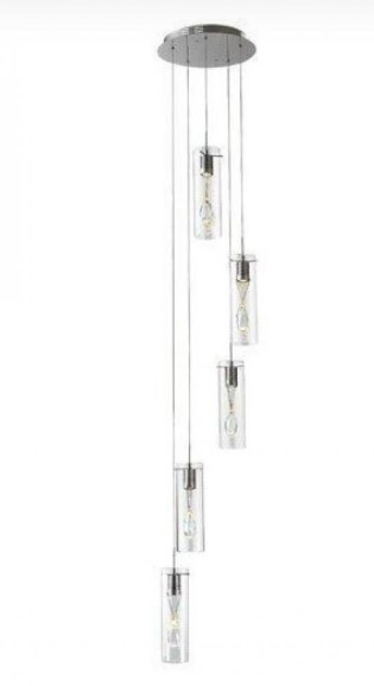 Trans - Signature LED 14 inch Polished Chrome Pendant Ceiling Light