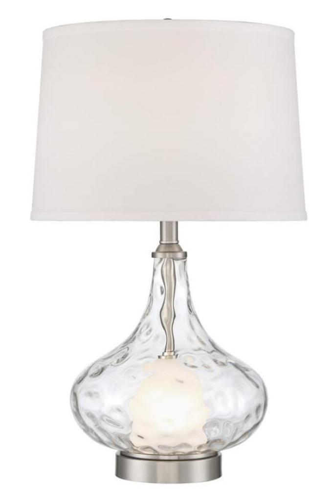 Alloway Lighting Co. - Rippled Glass Night Light Table Lamp