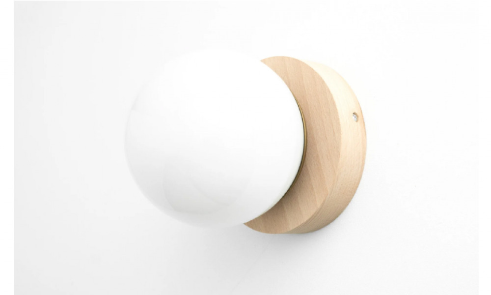 SCONCE MODEL NO. 5719 Natural Beachwod