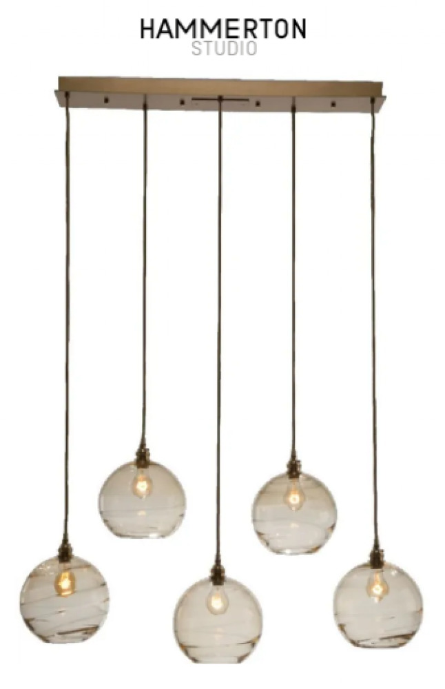 Alloway Lighting Company - Terra 41" 5lt Linear Pendant