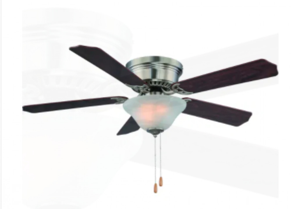 VOLUME LIGHTING - 52" BRUSHED NICKEL CEILING FAN