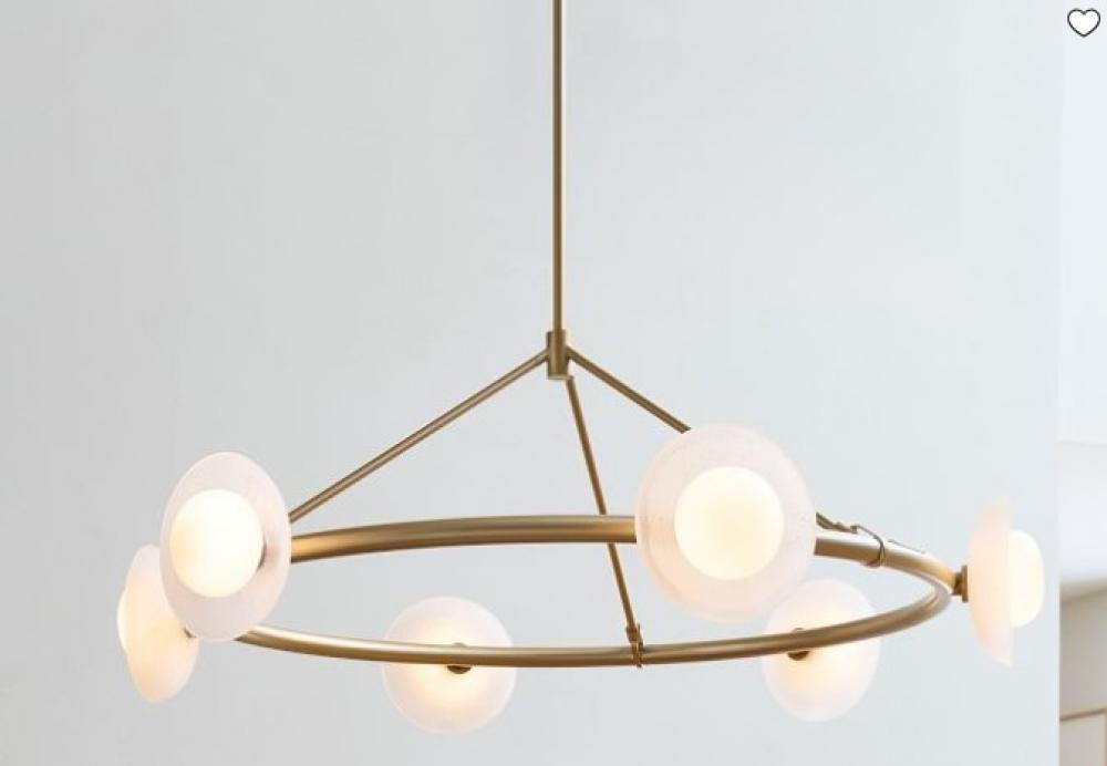 Bezel 6-Light Chandelier