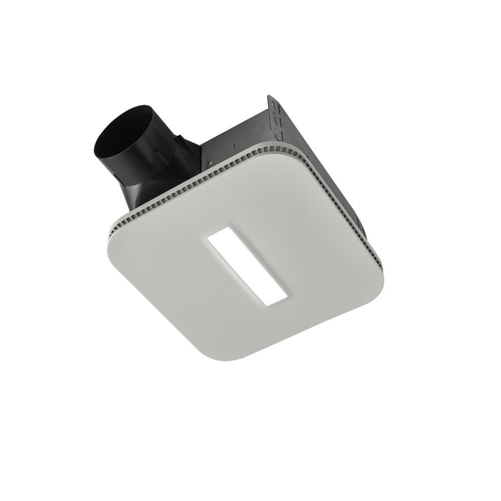 NuTone LED Clean Cover 80 CFM Bathroom Exhaust Fan