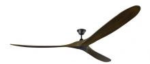 Alloway Lighting Co. Items 3MAVR99BK - Maverick Grand 99" Matte Black with Dark Walnut Blades