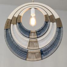 Alloway Lighting Co. Items WNPL-C - Woven Necklace Pendant Light - Cobalt