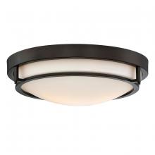 Alloway Lighting Co. Items SH60019ORB - 2 Light 13" Wide Flush Mount Bowl Ceiling Fixture