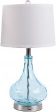 Alloway Lighting Co. Items AMA-B0934QJLB4 - Alloway Lighting Co. - Blue Coral Glass Table Lamp W/Night Light