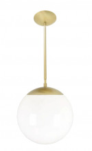 Alloway Lighting Co. Items 30110-12-1 - DUTTON BROWN CAP 12" PENDANT BRASS