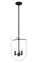 Alloway Lighting Co. Items 19318 - Sacha Cloche 3 Lt Pendant Black-Hunter