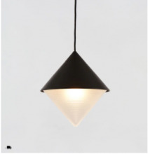 Alloway Lighting Co. Items HALF AND HALF PENDANT BLACK - HALF AND HALF ROLL & HILL