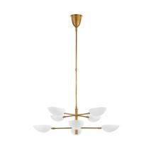 Alloway Lighting Co. Items ARN 5501HAB-WHT - Visual Comfort Aerin Graphic Large Two-Tier Chandelier